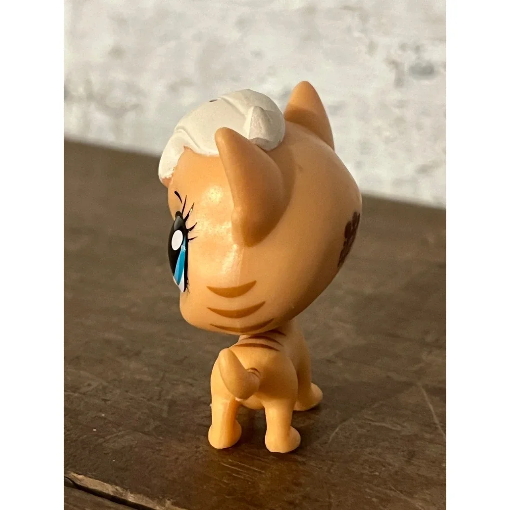 Littlest Pet Shop LPS #3877‎ Meow Meow Milkone Peach Kitty Cat - Picture 3 of 6